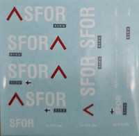 Pasi siirtokuva-arkki #43 Finnish SFOR