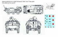 Pasi siirtokuva-arkki #27 Swedish ambulance