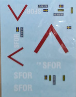 Pasi siirtokuva-arkki #50 Swedish SFOR