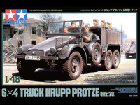Krupp Protze (Kfz.70) German 6X4 Truck & 8 Figures 1/48