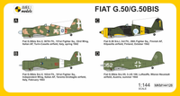 Fiat G.50/50bis Italian Arrow (Suomitunnukset)  1/144