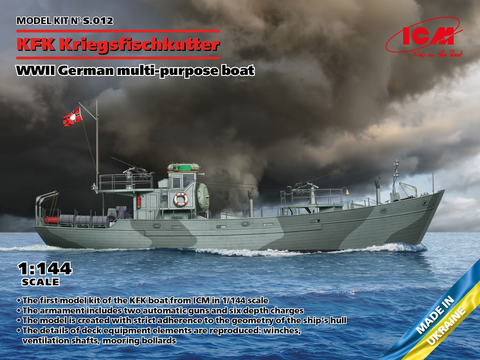 KFK Kriegsfischkutter German Multi-Purpose Boat (New molds)  1/144