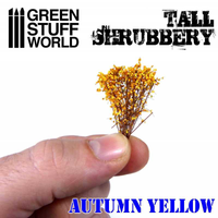 Tall Shrubbery Autumn Yellow