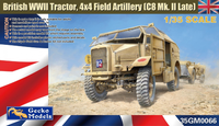 British WWII Tractor, 4x4 Field Artillery (C8 Mk.II Late)  1/35