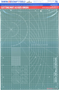 Cutting Mat A3 Size (Green) (297x 420mm)