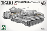 Tiger I Late Production Late/Command with Zimmerit (2in1)  1/35