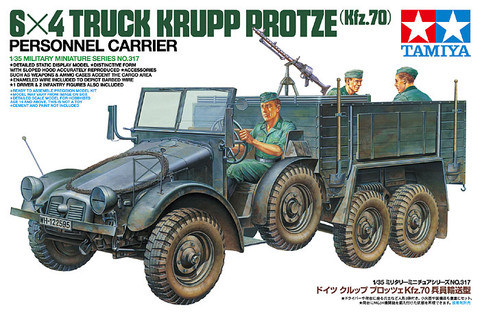 Krupp Protze 6 X 4 with Figures 1/35