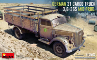 Opel Blitz 3t Cargo Truck Mid Production PMQ600 Type  1/35