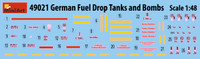 1/48 German Fuel Drop Tanks and Bombs