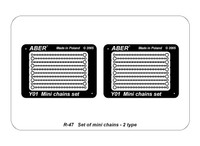 0/00 Set of Mini Chains ( 2 Types, Etched)	