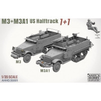 1/35 M3/M3A1 US WWII Halftrack Double Combo