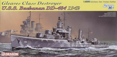 USS Buchanan DDG-484 (Gleaves Class Destroyer)  1/350