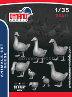 Animals Set Geese  1/35