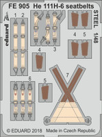 Heinkel He 111H-6 Seatbelts (Steel)  1/48