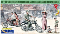 60’s-70’s Vietnamese & Japanese Motorbike Set  1/35