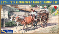 Vietnamese Farmer Cattle Cart 60’ – 70’s  1/35