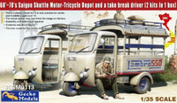 1/35 Saigon Shuttle Motor-Tricycle Depot + Driver 60’s-70s