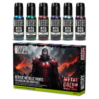 Metallic Paints Set Colours	