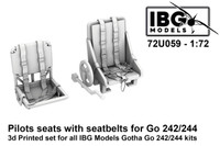 Pilots Seats with Seatbelts for Gotha Go-242/244