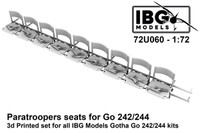 Paratroopers Seats for Gotha Go-242/244  1/72
