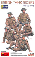British Tank Riders NW Europe (Resin Heads)  1/35