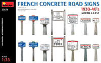 French Concrete Road Signs 1930-40’s North & East  1/35