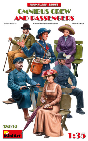 Omnibus Crew and Passangers  1/35