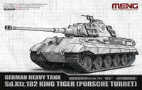1/72 King Tiger German Heavy Tank Porsche Turret