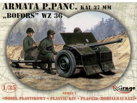 37mm Bofors Anti tank Gun  1/35