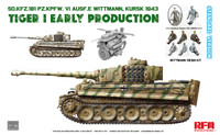 Tiger I Early Production Kursk 1943 with Wittmann Figure