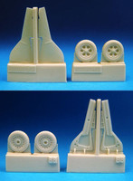 1/72 Focke Wulf FW 190A-1-A-4 Wheels & Geardoors