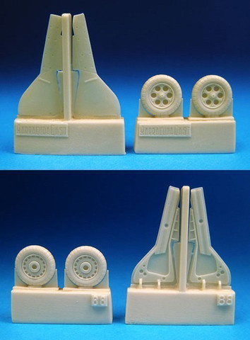 1/72 Focke Wulf FW 190A-1-A-4 Wheels & Geardoors