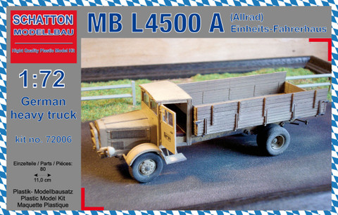 1/72 Mercedes DB L-4500 A (Allrad) Einherts- Fahrerhaus