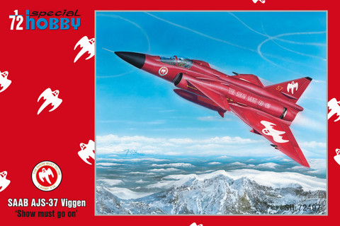 SAAB AJS-37 Viggen ”Show Must go On”  1/72