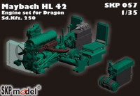 1/35 Maybach HL 42 Engine Set for Dragon SdKfz 250