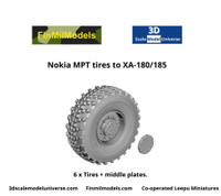 Nokia MPT Tires for Sisu XA-180/185 APC  1/35