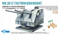 1/72 US Mk.38 5”/38 Twin Gun Mount
