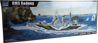 HMS Rodney, British Battleship 1/200