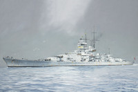1/350 Gneisenau German WWII Battleship