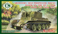 Artillery Self-Propelled Mount Based on BT-7 tank (with L-11 tank gun)   1/72