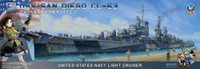 USS San Diego CL-53 US Navy Light Cruiser  1/350