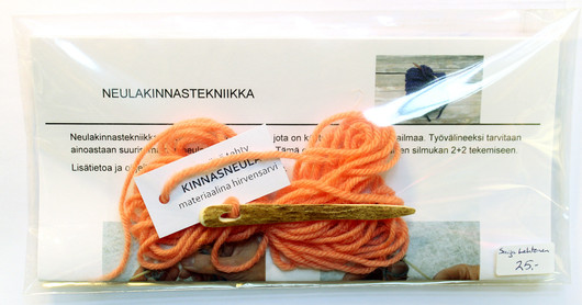 Kinnasneula hirvensarvesta + ohjeet