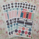 Recollections Planner Stickers:  Floral Activity- tarrapakkaus