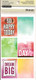 Recollections Planner Stickers:  Watercolor Large Square Phrase - tarrapakkaus