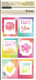 Recollections Planner Stickers:  Watercolor Large Frame Label - tarrapakkaus