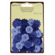 Recollections: Dark Blue Floral Embellishments