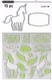 Enchanting Unicorn stamps & dies -setti