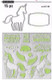 Enchanting Unicorn stamps & dies -setti