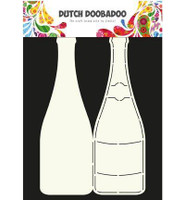 Card Art: Champagne Bottle -sabluuna