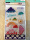 Color Splash Stamp & Stencil: Let It Rain - setti